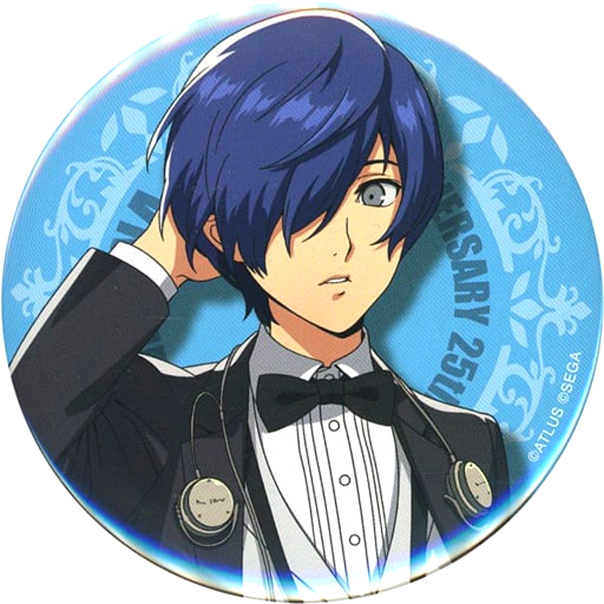 Makoto Yuki Persona 3 Button Prize E 4 Sega Lucky Kuji Online Persona P25th PARTY [USED]