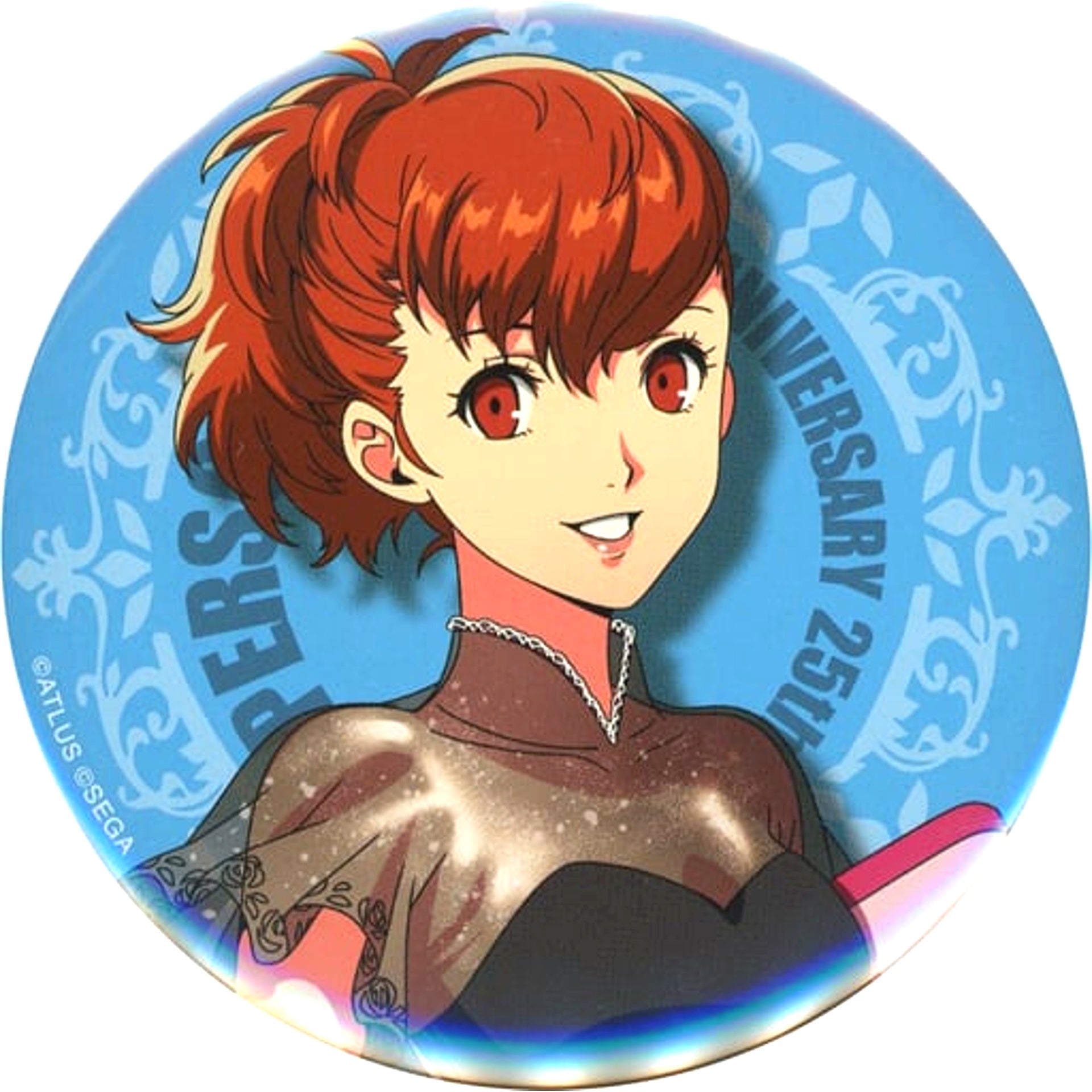 Female Protagonist Persona 3 Portable Button Prize E 5 Sega Lucky Kuji Online P25th PARTY [USED]