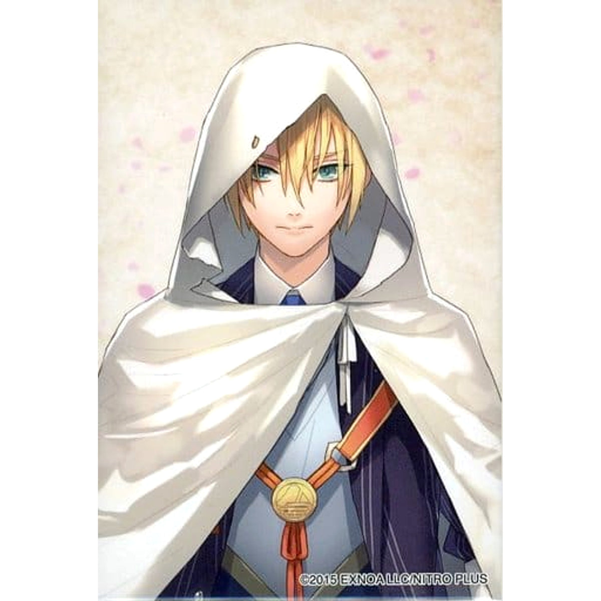 Touken Ranbu ONLINE Yamanbagiri Kunihiro Kneeling Square Can Badge Collection Kiza Part 2 Buttons [USED]