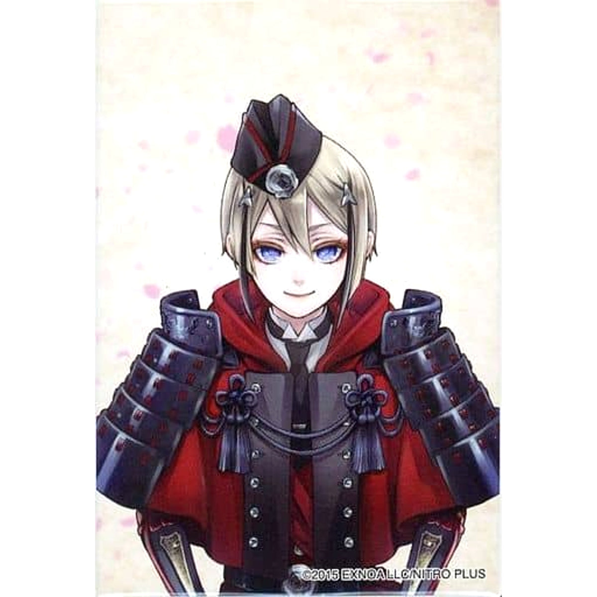 Touken Ranbu ONLINE Hyuga Masamune Square Can Badge Collection Kiza Part 3 Buttons [USED]
