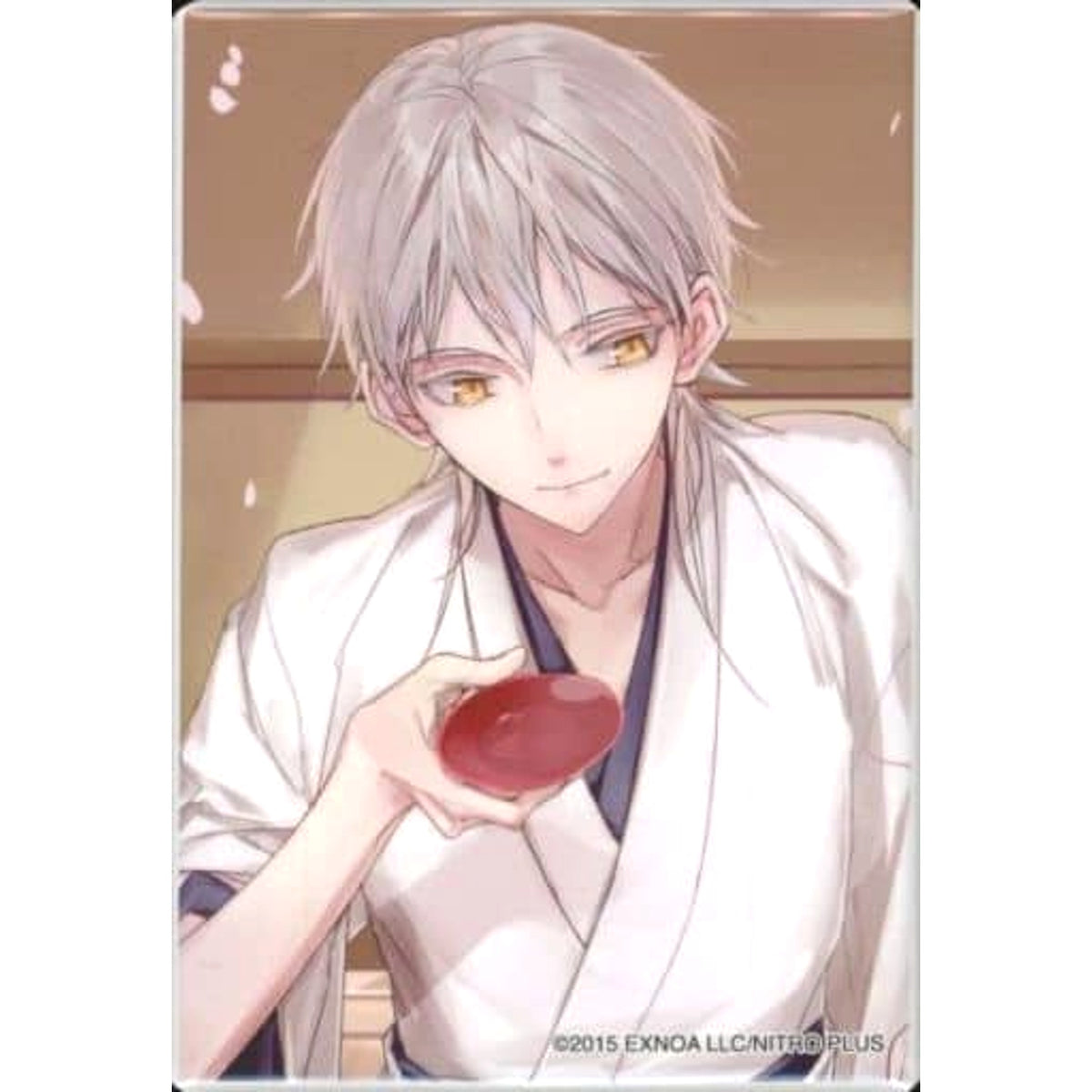 Touken Ranbu ONLINE Tsurumaru Kuninaga Emaki Square Can Badge Collection 1st Anniversary Celebration Painting Second Edition Buttons [USED]