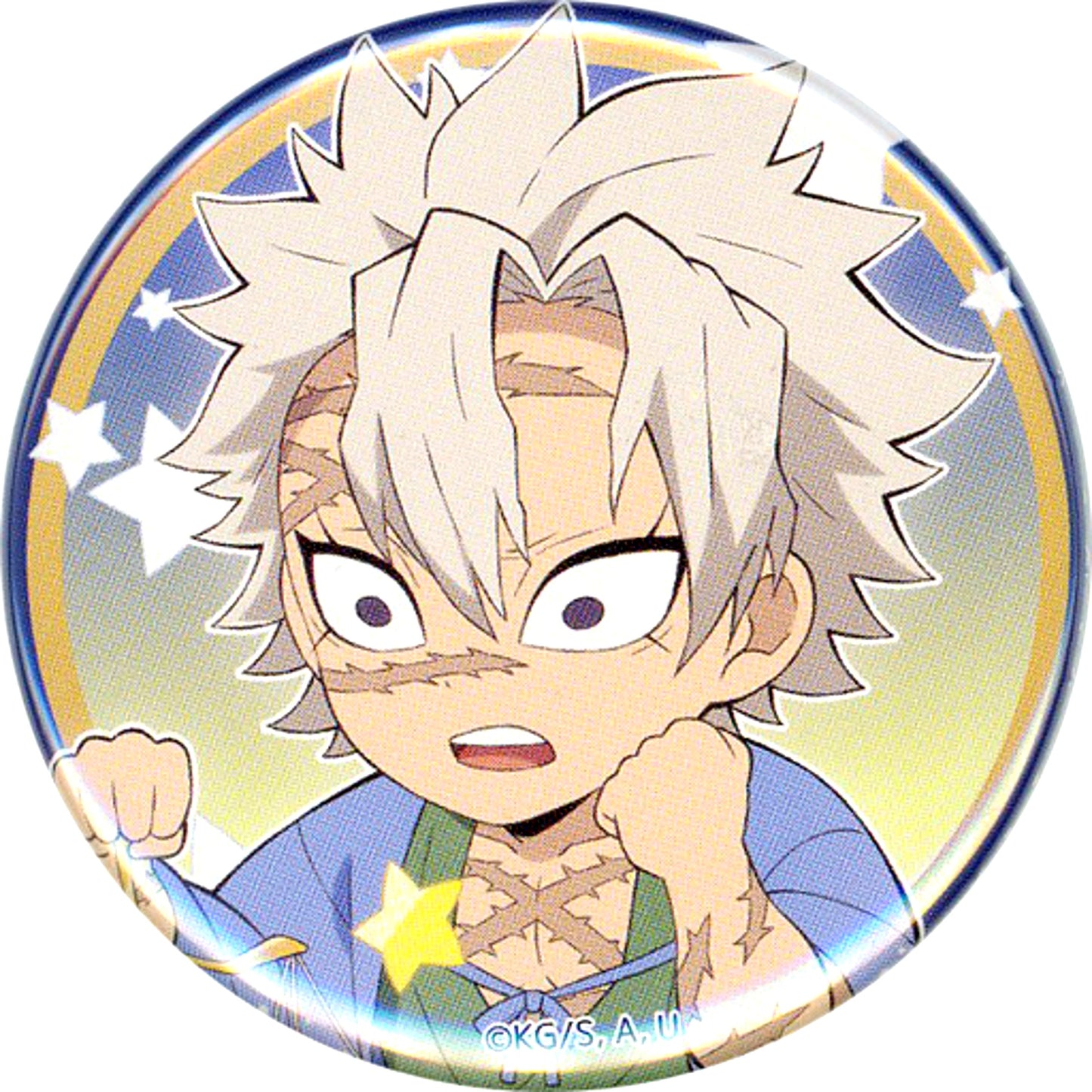 Sanemi Shinazugawa Demon Slayer: Kimetsu no Yaiba ufotable Cafe x Machi Asobi CAFE 12 Constellations Event 2022 Random Button A [USED]