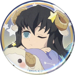 Demon Slayer: Kimetsu no Yaiba Muichirou Tokitou Random Can Badge B ufotable Cafe x Machi Asobi Cafe 12 Constellation Event 2022 Limited Buttons [USED]