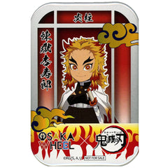 Demon Slayer: Kimetsu no Yaiba Kyojuro Rengoku Limited Can Badge Training Ground in The Sky Osaka Wheel Limited Original Food & Drink Purchase Benefits Buttons [USED]