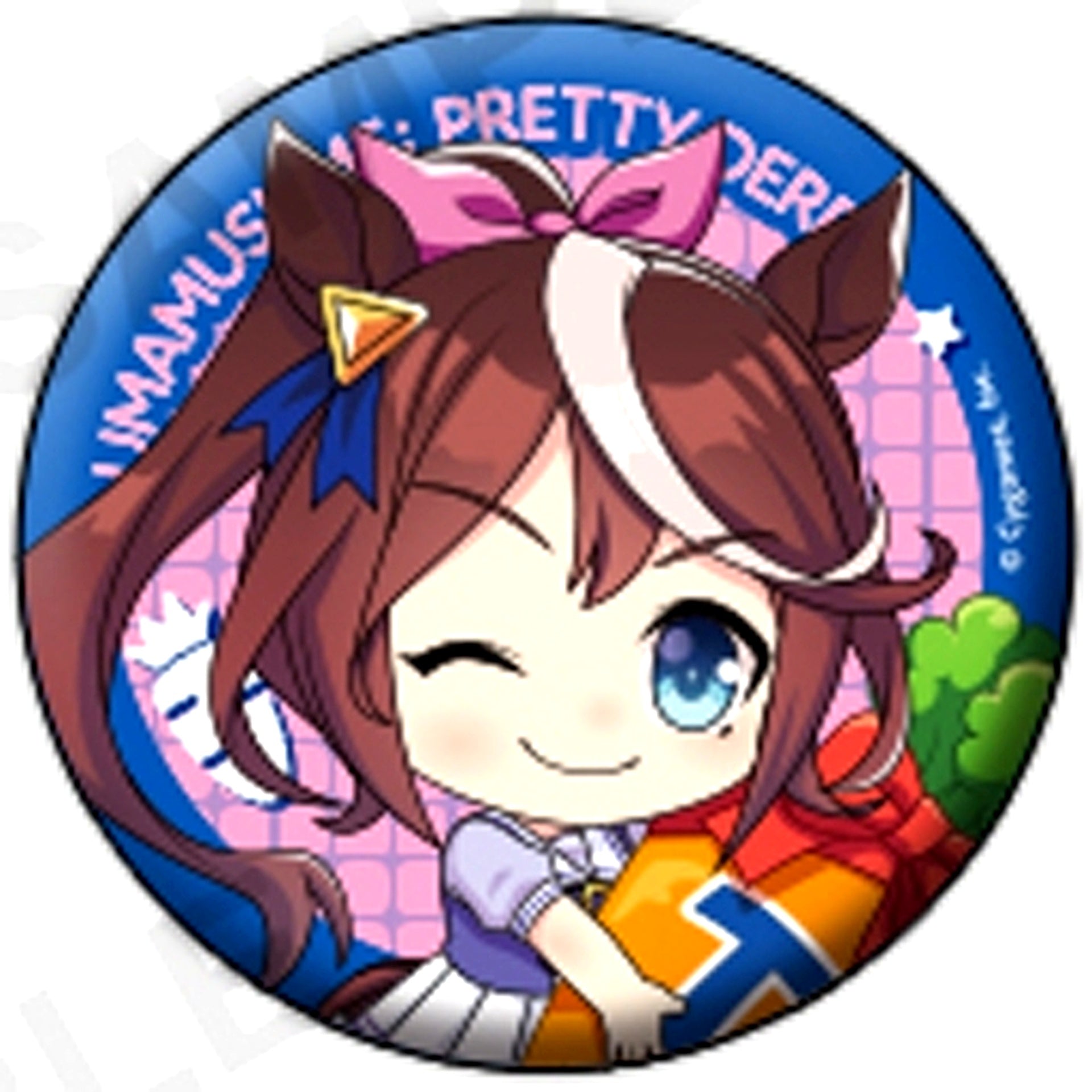 Tokai Teio Uma Musume Pretty Derby Mugyumini Trading Button Vol. 1 [USED]