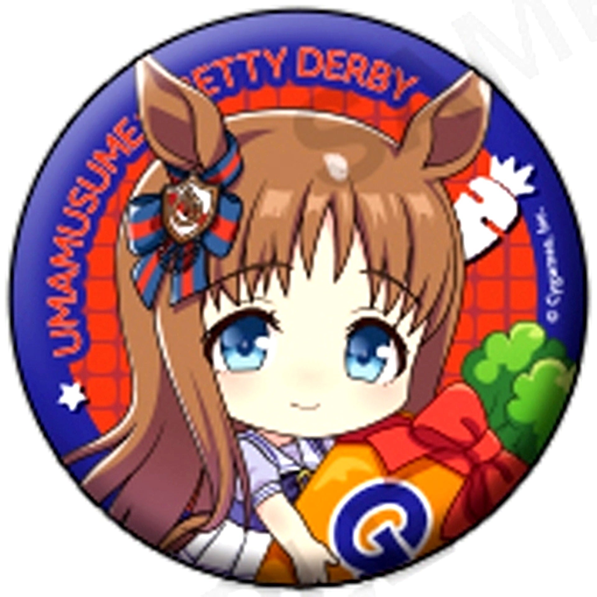 Grass Wonder Uma Musume Pretty Derby Mugyumini Trading Button Vol.1 [USED]