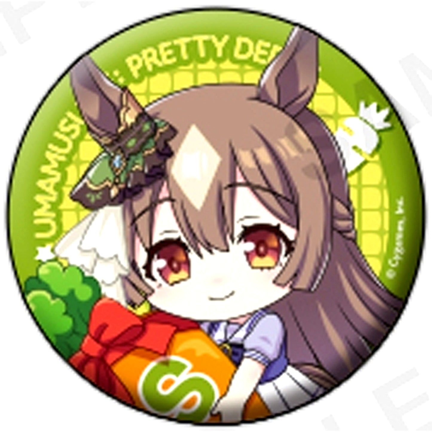 Satono Diamond Uma Musume Pretty Derby Mugyumini Trading Button Vol. 2 [USED]