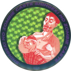 Attack on Titan Liner Bertolt Attack on Zombie Caste Hologram Can Badge Online Exhibition Limited Buttons [USED]