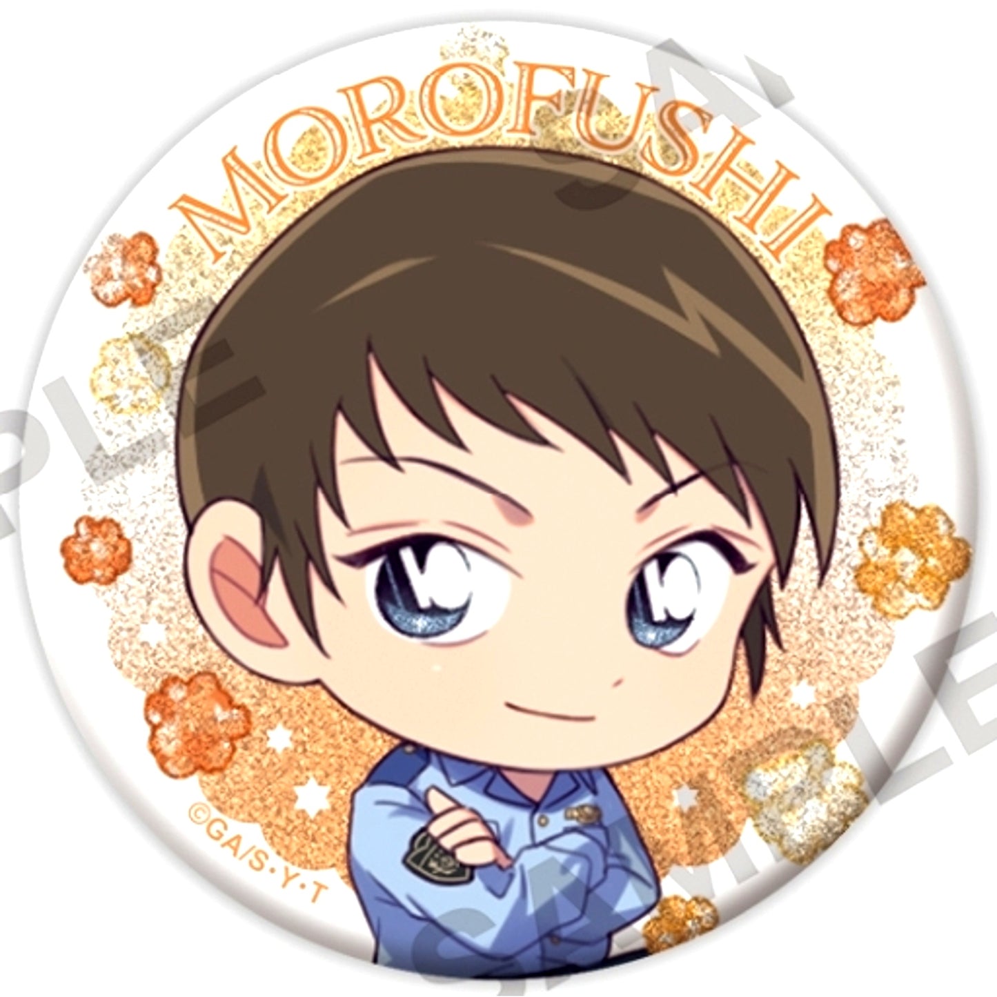 Hiromitsu Morofushi Detective Conan Glitter Button Konpeito Ver. [USED]