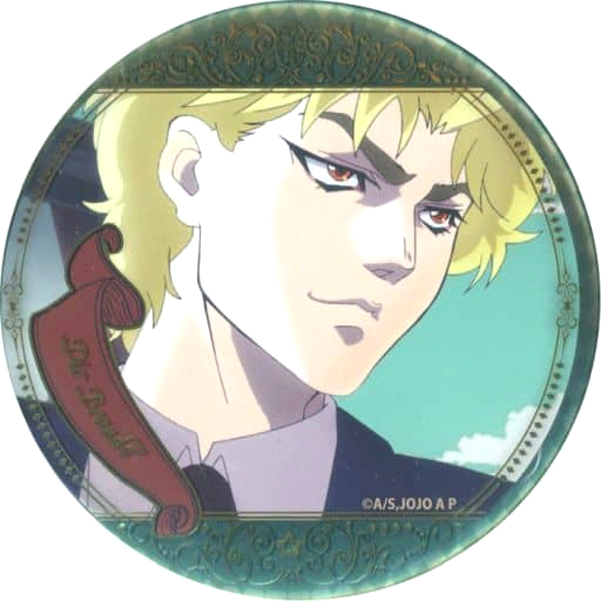 JoJo's Bizarre Adventure Dio Brando Boyhood Scene Badge Collection 1 Phantom Blood Anime 10th Anniversary Exhibition Limited Buttons [USED]