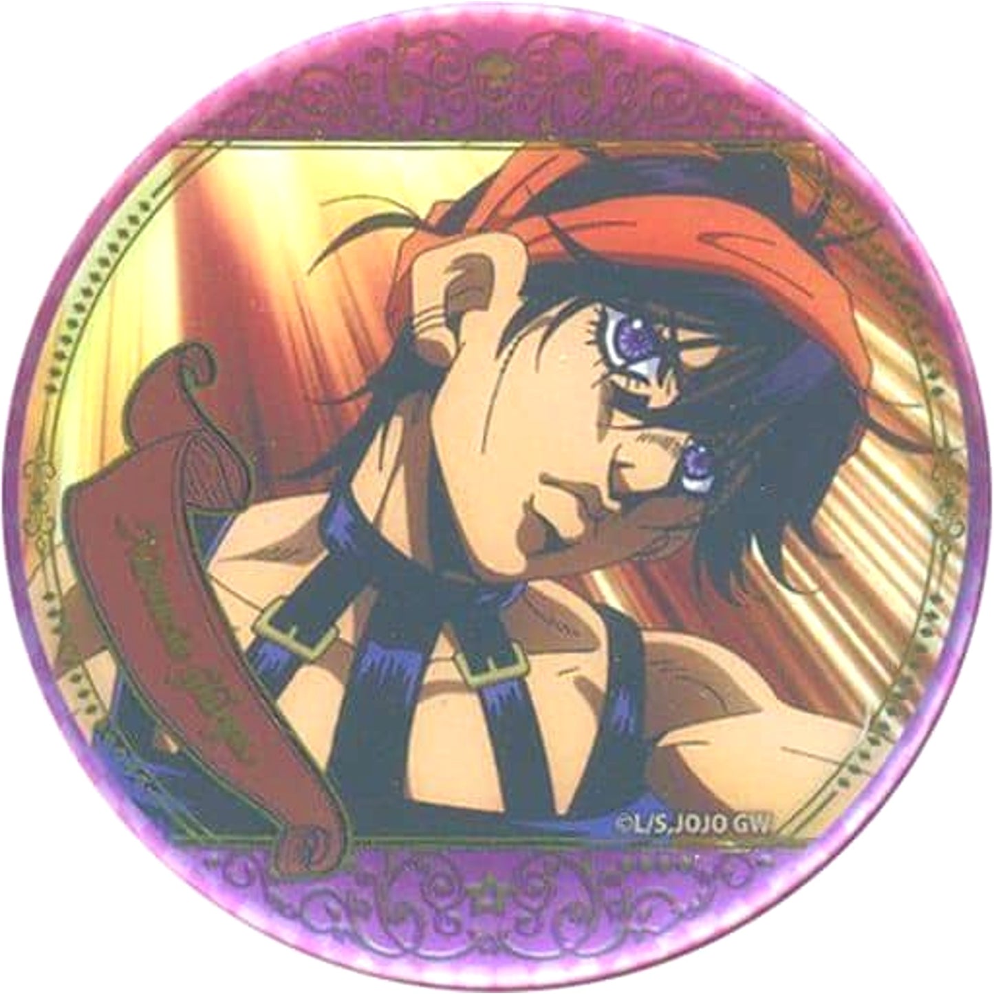 JoJo's Bizarre Adventure Narancia Ghirga Scene Badge Collection 7 Golden Wind A Anime 10th Anniversary Exhibition Limited Buttons [USED]