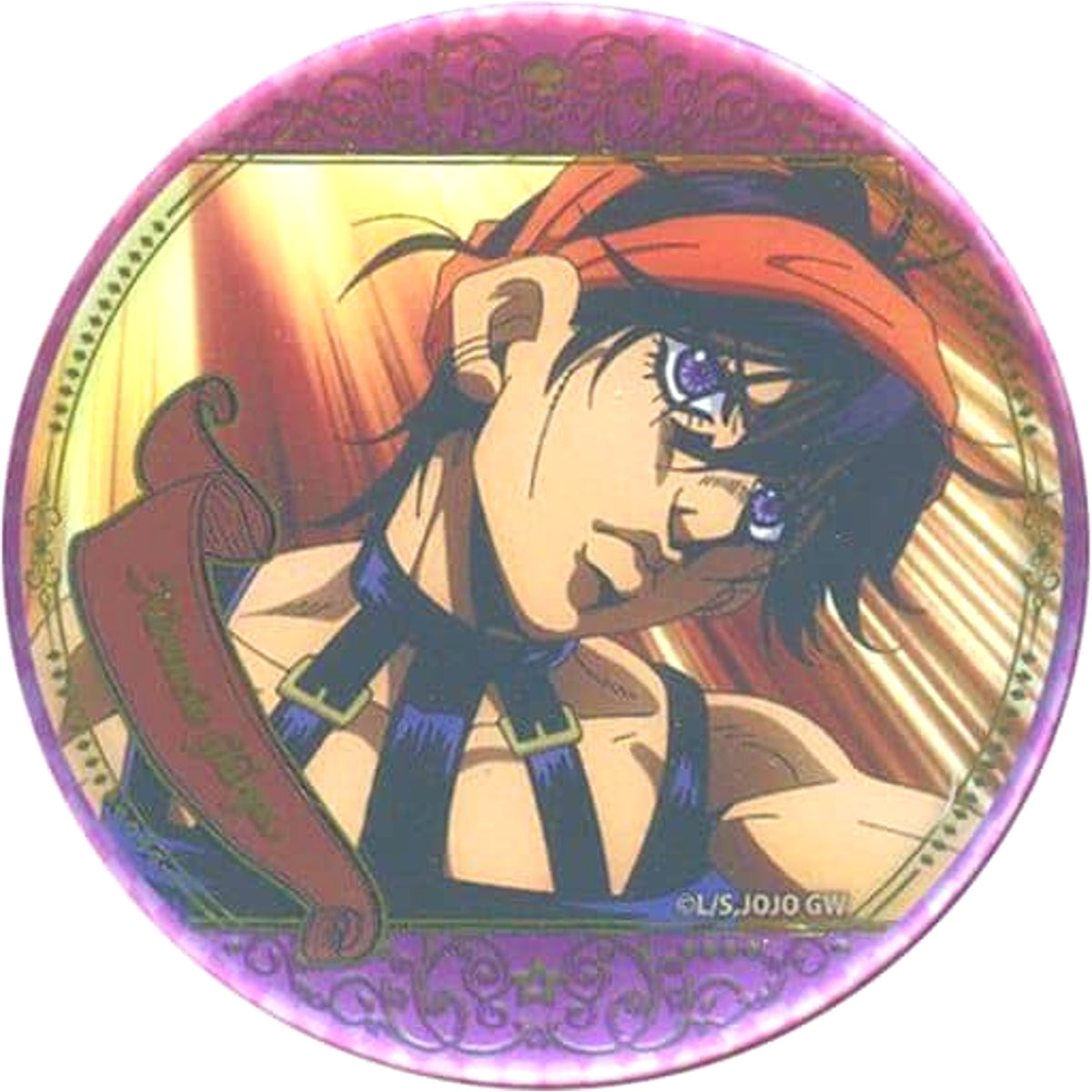 JoJo's Bizarre Adventure Narancia Ghirga Scene Badge Collection 7 Golden Wind A Anime 10th Anniversary Exhibition Limited Buttons [USED]