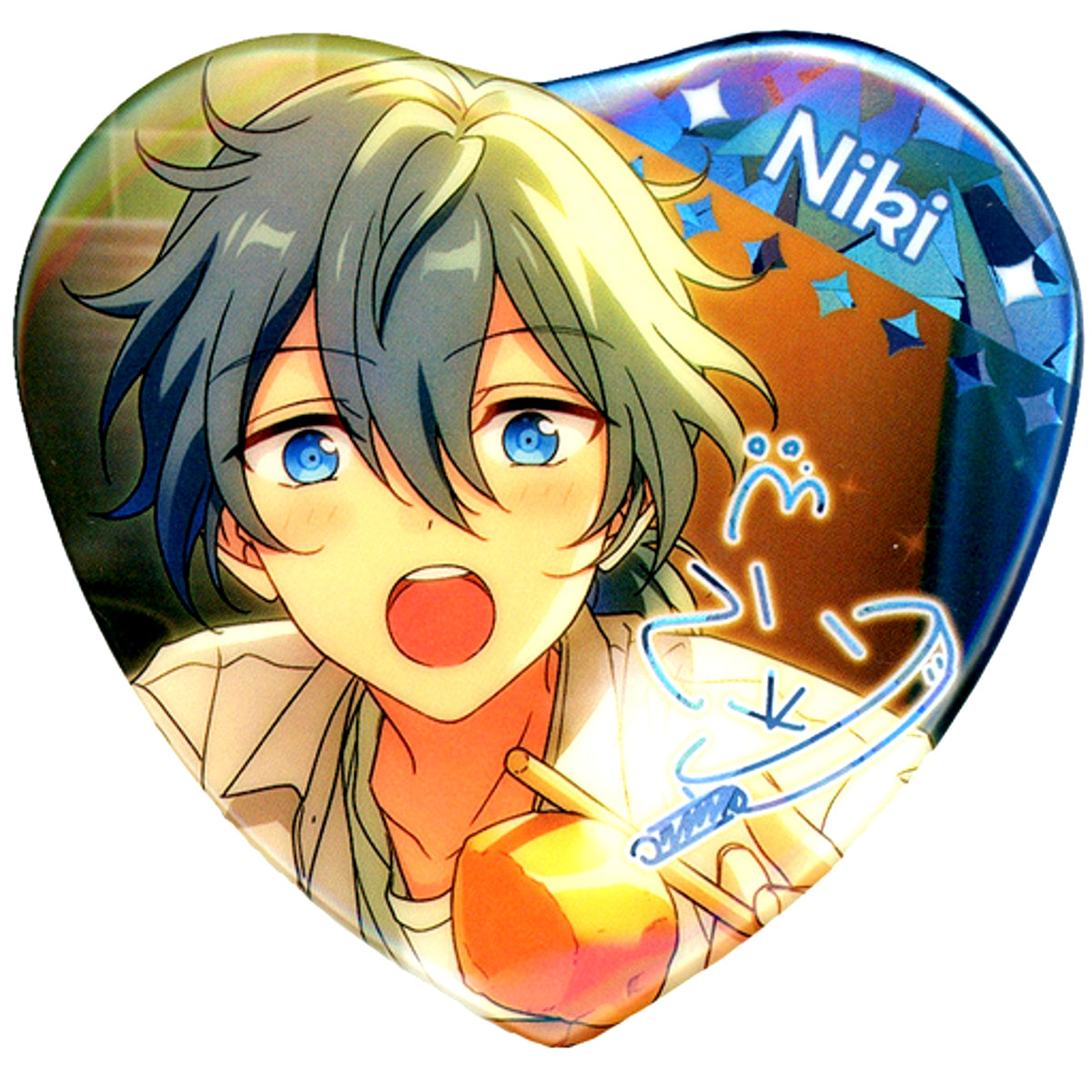 Niki Shiina Ensemble Stars!! Gem Heart Button A China Limited [USED]