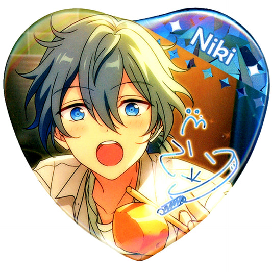 Niki Shiina Ensemble Stars!! Gem Heart Button A China Limited [USED]