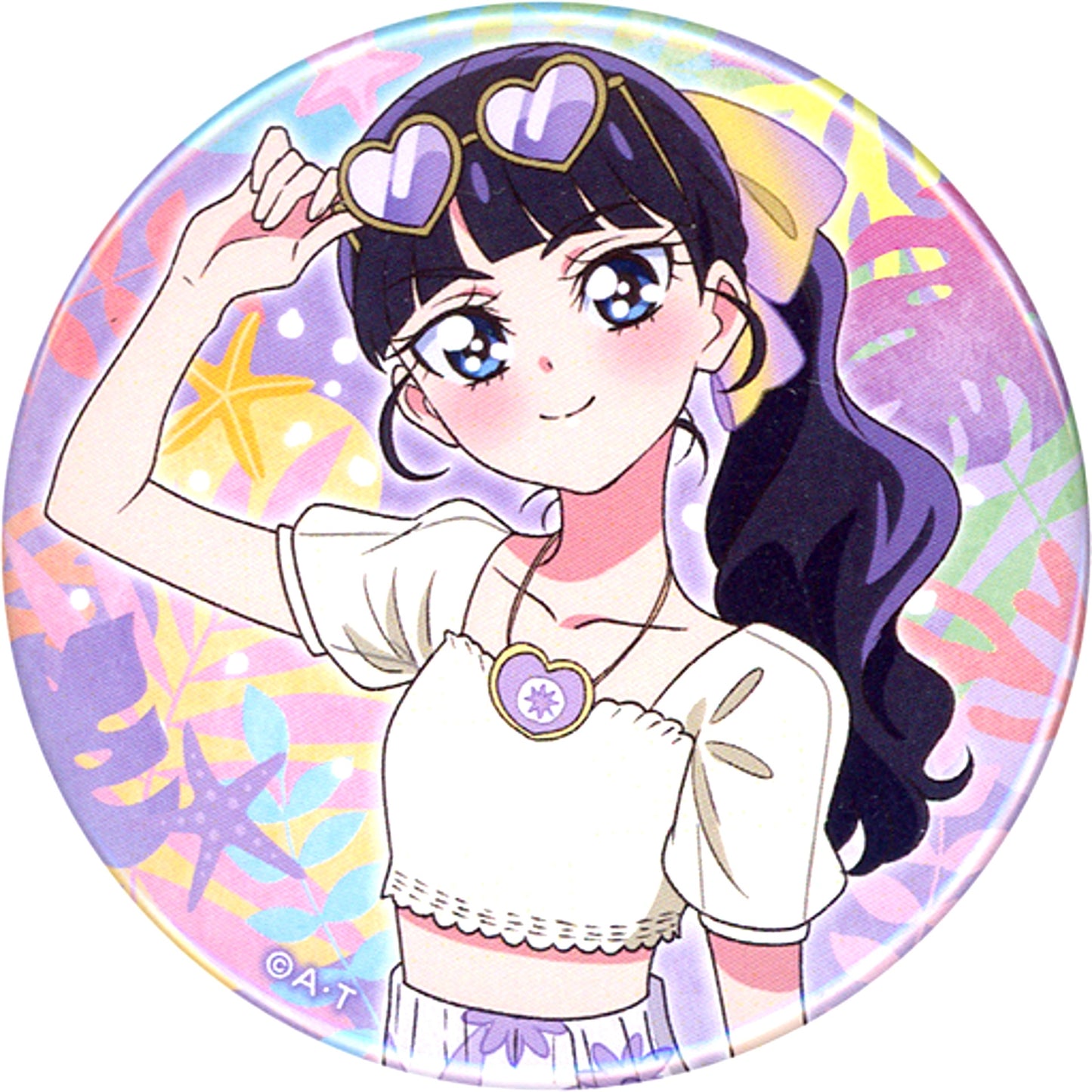 Amane Kasai - Close-up Delicious Party Precure Summer Vacation Badge Pretty Store Ltd [USED]