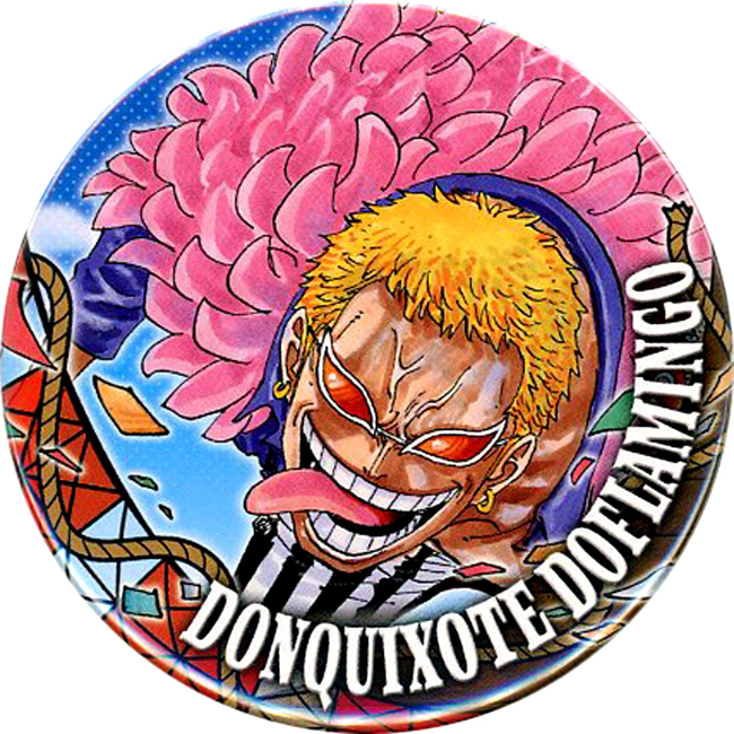Donquixote Doflamingo Vol. 2 One Piece Collection Button Tokyo One Piece Tower [USED]