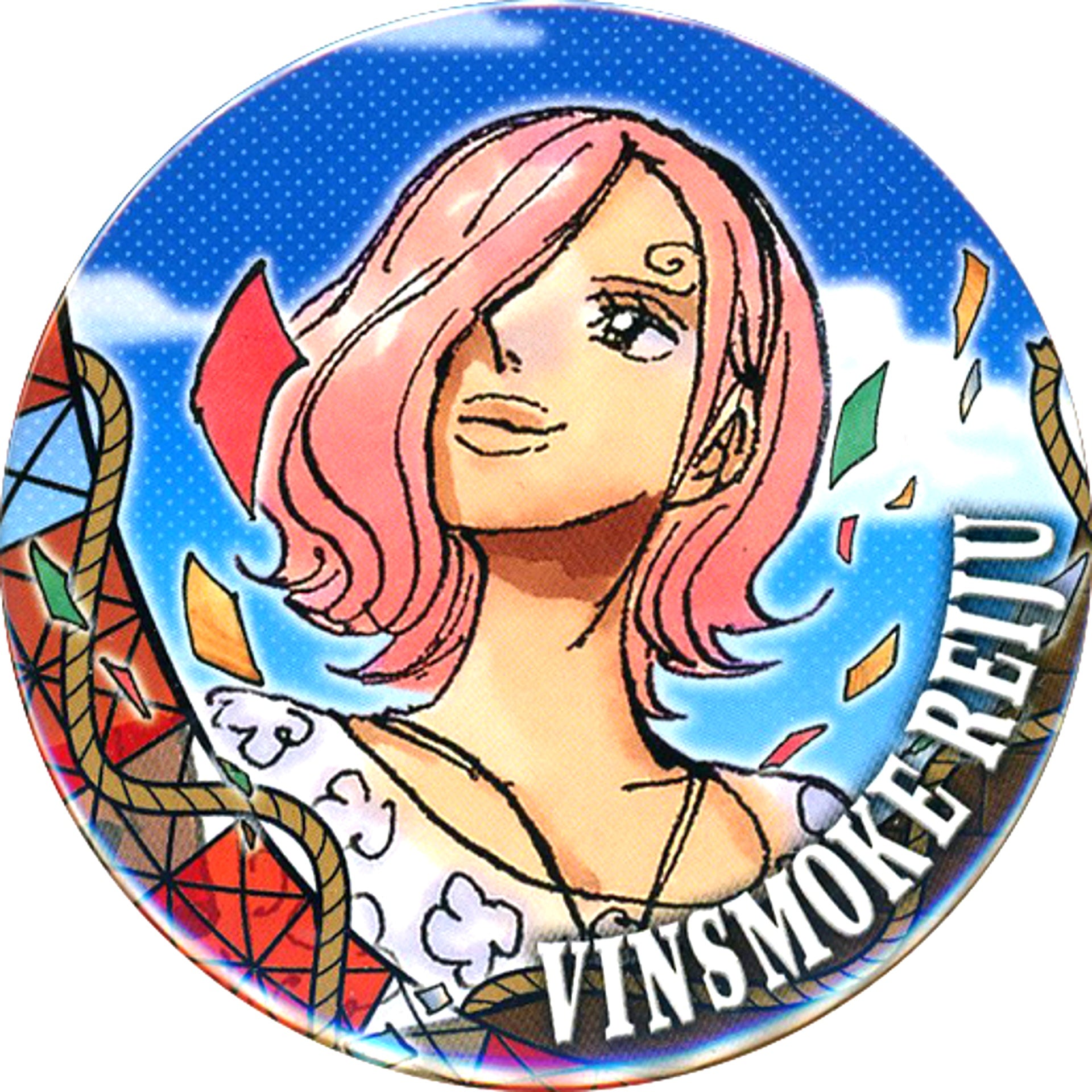 Vinsmoke Reiju Vol. 2 One Piece Collection Button Tokyo One Piece Tower [USED]