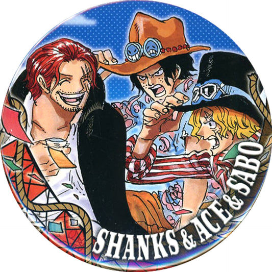 Shanks Ace Sabo One Piece Collection Button Part 2 Tokyo One Piece Tower Limited [USED]