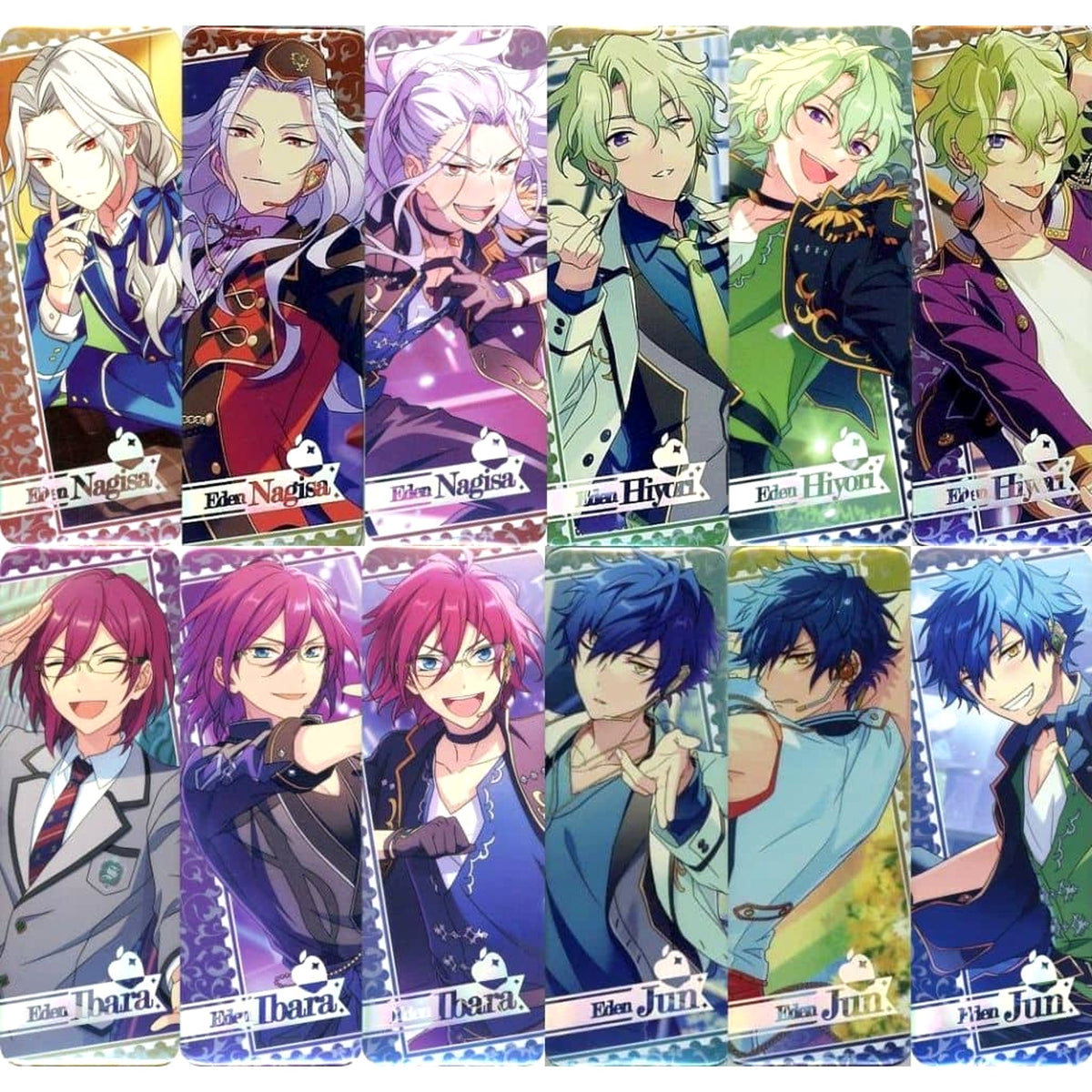 Ensemble Stars!! Nagisa Ran & Others Long Can Badge Eden China Limited All 12 Types Set Buttons [USED]