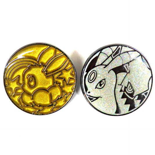 Set of 2 Eevee & Umbreon & Darkrai Pokemon Pins Coin Design Prize G Poke Card Goods Kuji 2022 [USED]