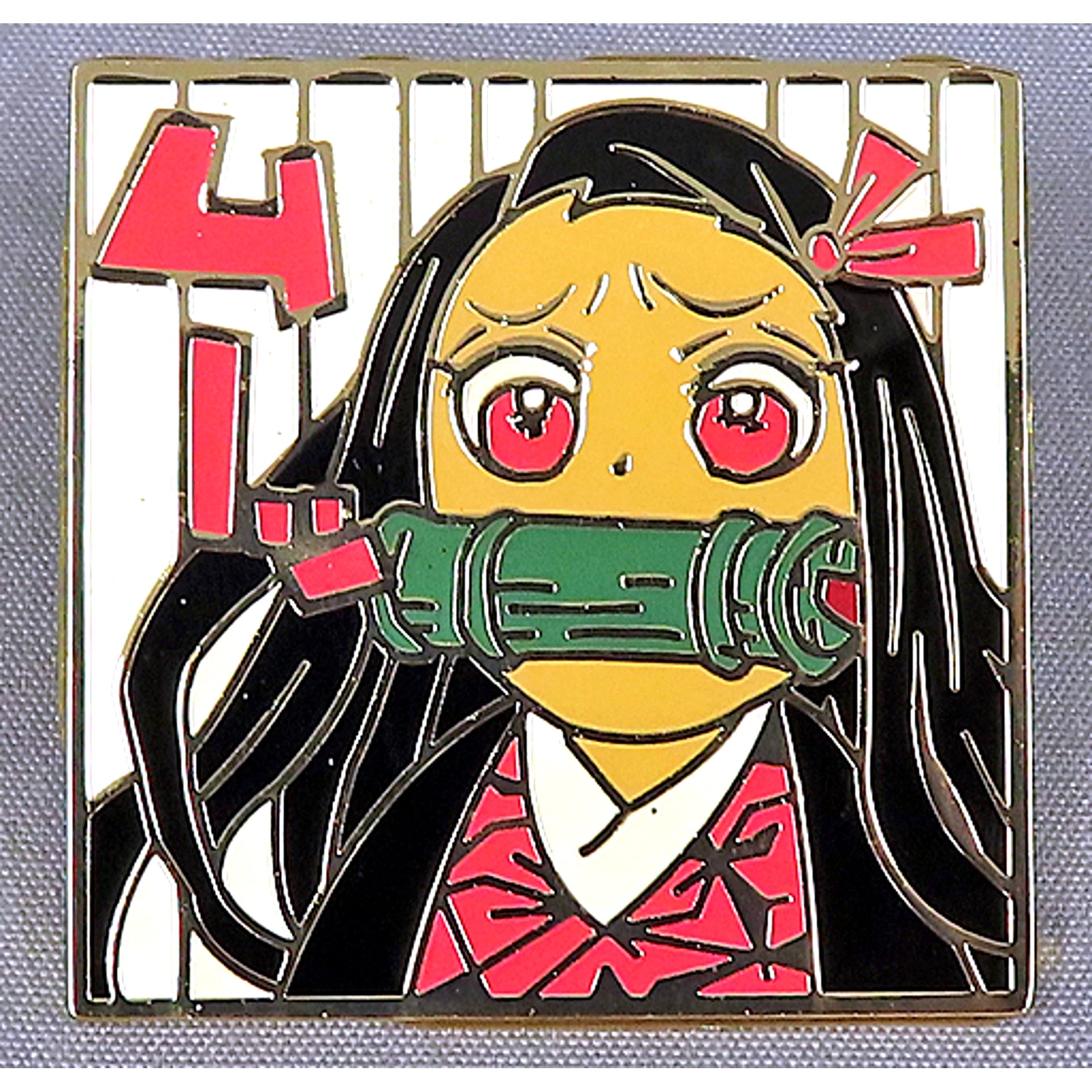Nezuko Kamado Funny Face Demon Slayer Kimetsu no Yaiba Pins Collection Jump Shop Limited [USED]