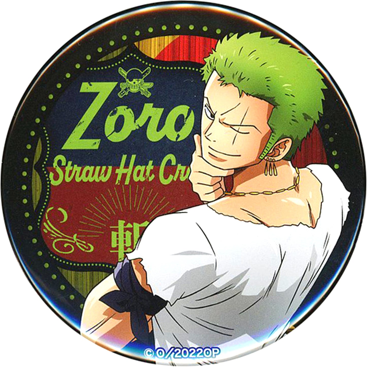Roronoa Zoro One Piece Yakara Button Vol. 23 Film Red [USED]