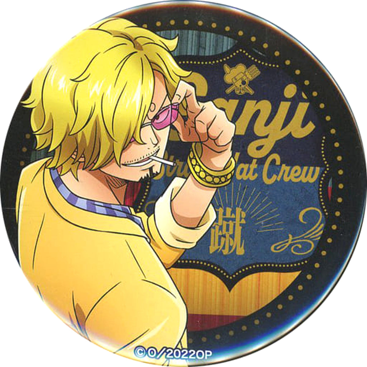One Piece Sanji Yakara Can Badge Part 23 Film Red Buttons [USED]