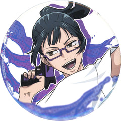 Jujutsu Kaisen Maki Zenin Close-up Sega Lucky Kuji Splash x Battle Can Badge Prize K Buttons [USED]