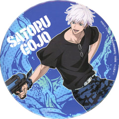 Jujutsu Kaisen Satoru Gojo Name Sega Lucky Kuji Splash x Battle Can Badge Prize K Buttons [USED]