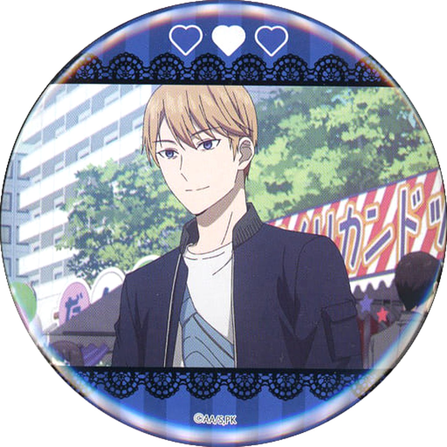 Miyuki Shirogane Jacket Kaguya-sama: Love Is War Ultra Romantic Atari Tsuki! Trading Button [USED]