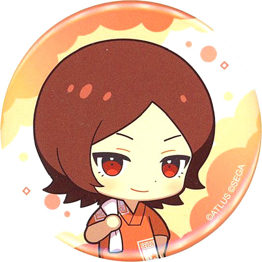 Protagonist Mini Character Persona 2 Innocent Sin Button 25th Anniv Gokurakuyu [USED]