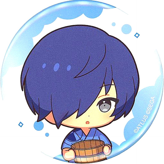 Protagonist Persona 3 Male Mini Character Persona Series 25th Anniv Button Gap Between Reality and Bath x Gokurakuyu RAKU SPA [USED]