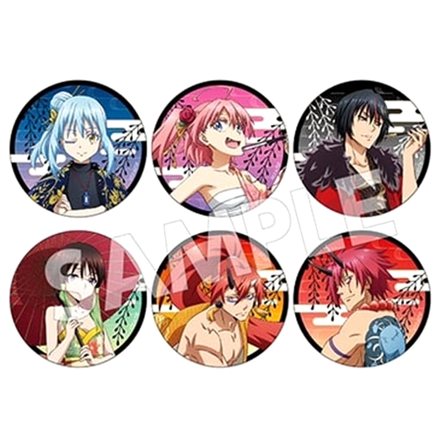 Rimuru Tempest & Others That Time I Got Reincarnated as a Slime: The Movie Scarlet Bond All 6 Types Set Random Button [USED]
