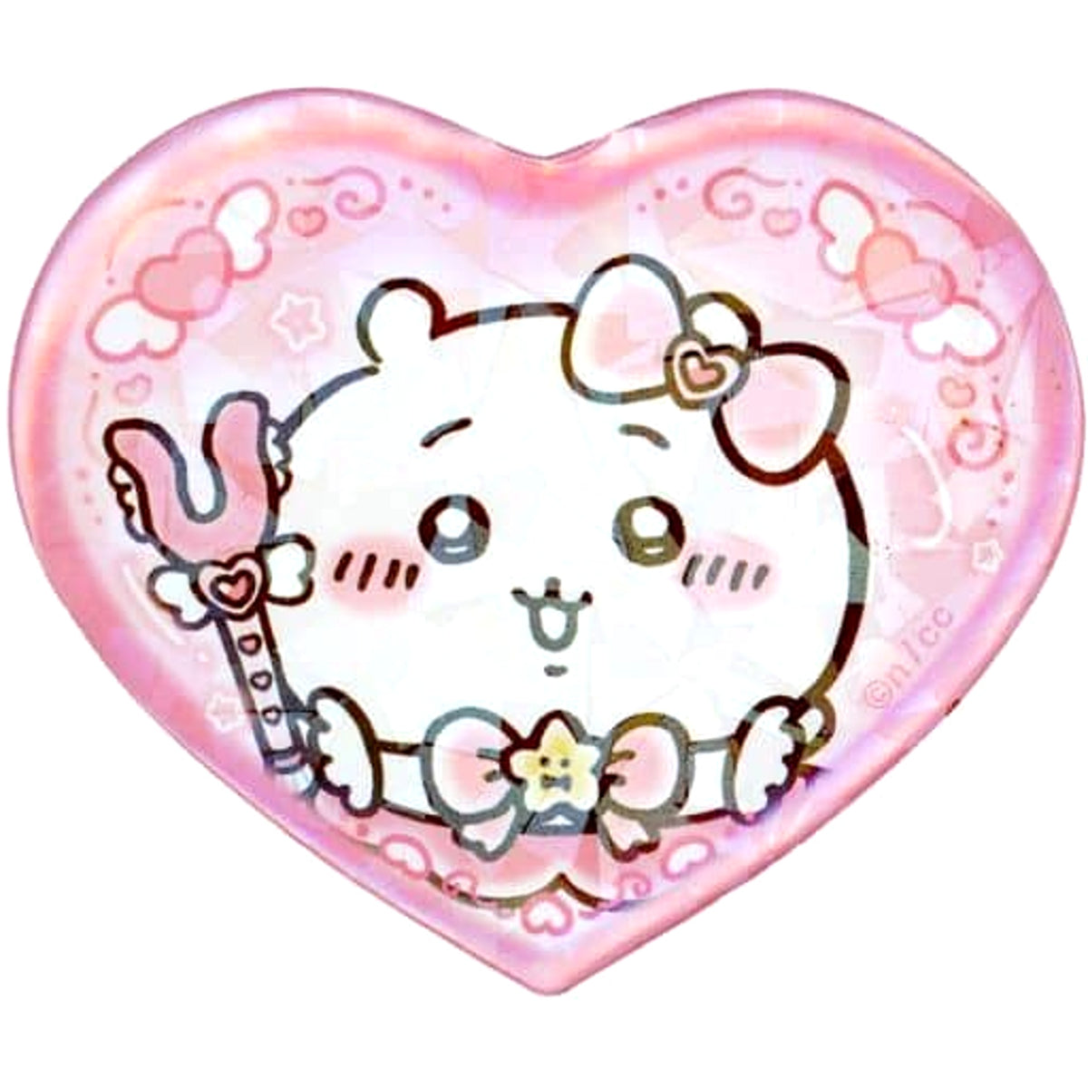 Chiikawa: Nanka Chiisakute Kawaii Yatsu Chiikawa Magical Chikawa Heart Can Badge Collection Magical Chikawa Limited Buttons [USED]