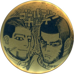 Golden Kamuy Hyakunosuke Ogata Genjiro Tanigaki Golden Can Badge Participating Stores Limited Comics Purchase Benefits Buttons [USED]