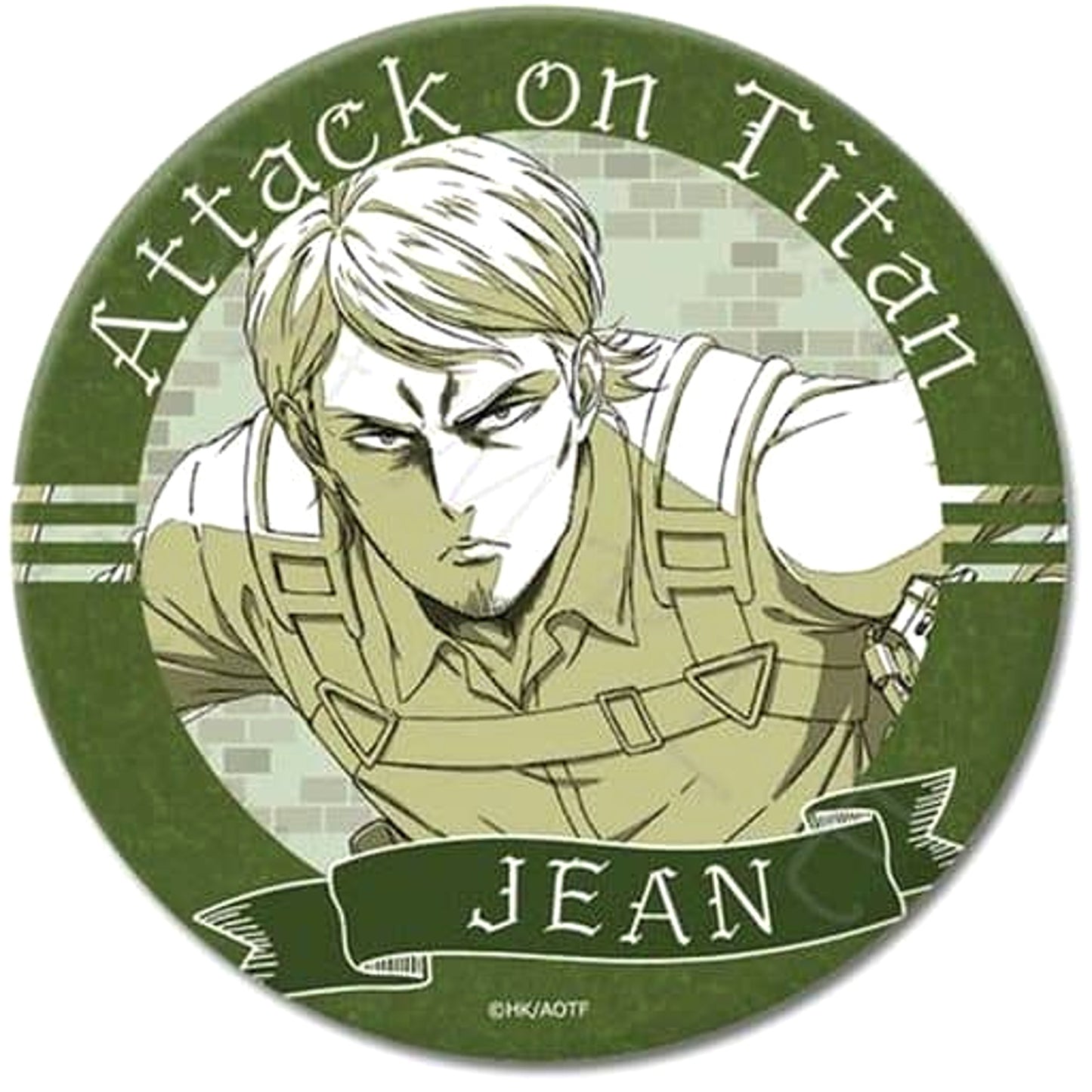 Attack on Titan The Final Season Jean Kirstein VD 3WAY Can Badge 75mm Part 7 Buttons [USED]