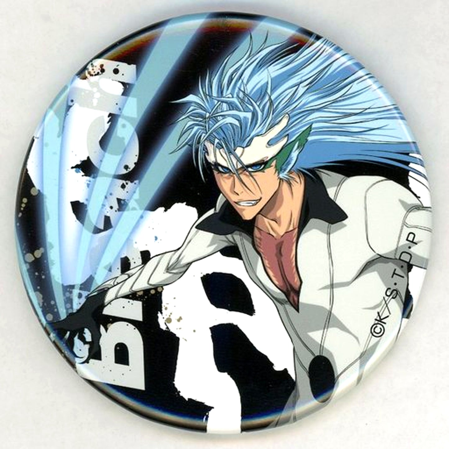 Grimmjow Jaegerjaquez Color BLEACH Kujibikido Online Kuji MY SWORD MY SOUL Button E-5 Prize [USED]