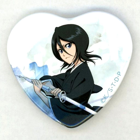 Rukia Kuchiki BLEACH Kujibikido Online Kuji MY SWORD MY SOUL Heart Shape Button 10 Set Purchase Bonus [USED]