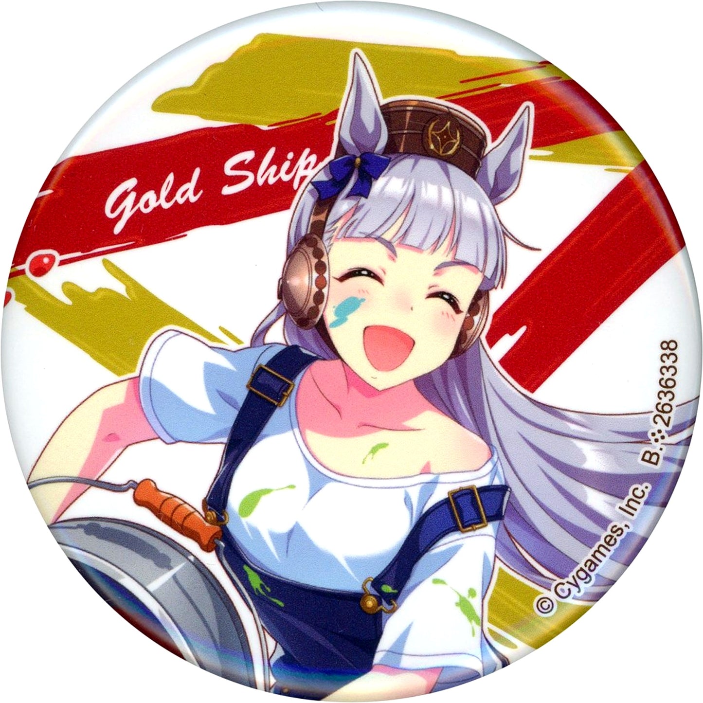 Gold Ship Uma Musume Pretty Derby Capsule Button Painter Style [USED]
