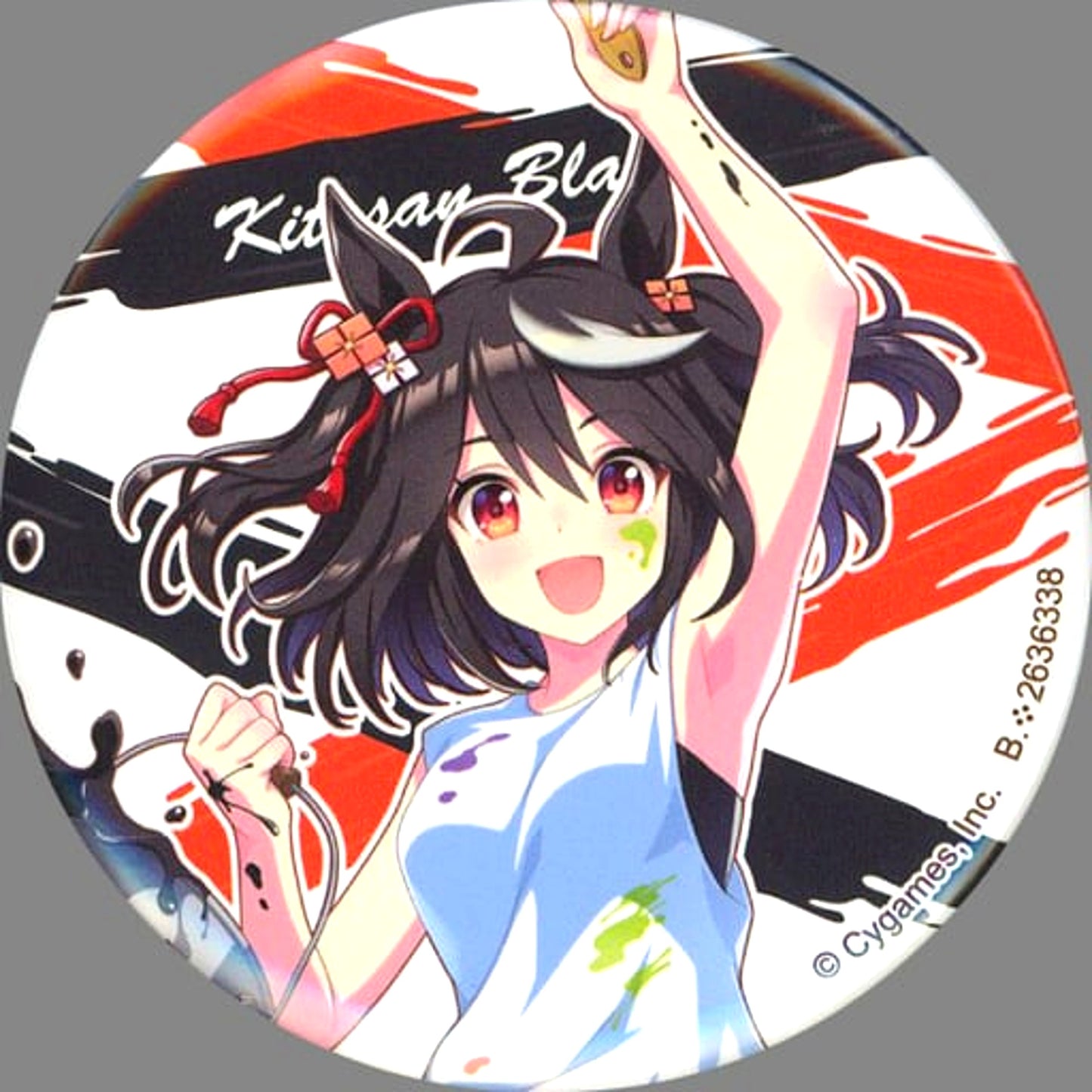 Kitasan Black Uma Musume Pretty Derby Capsule Button Painter Style [USED]