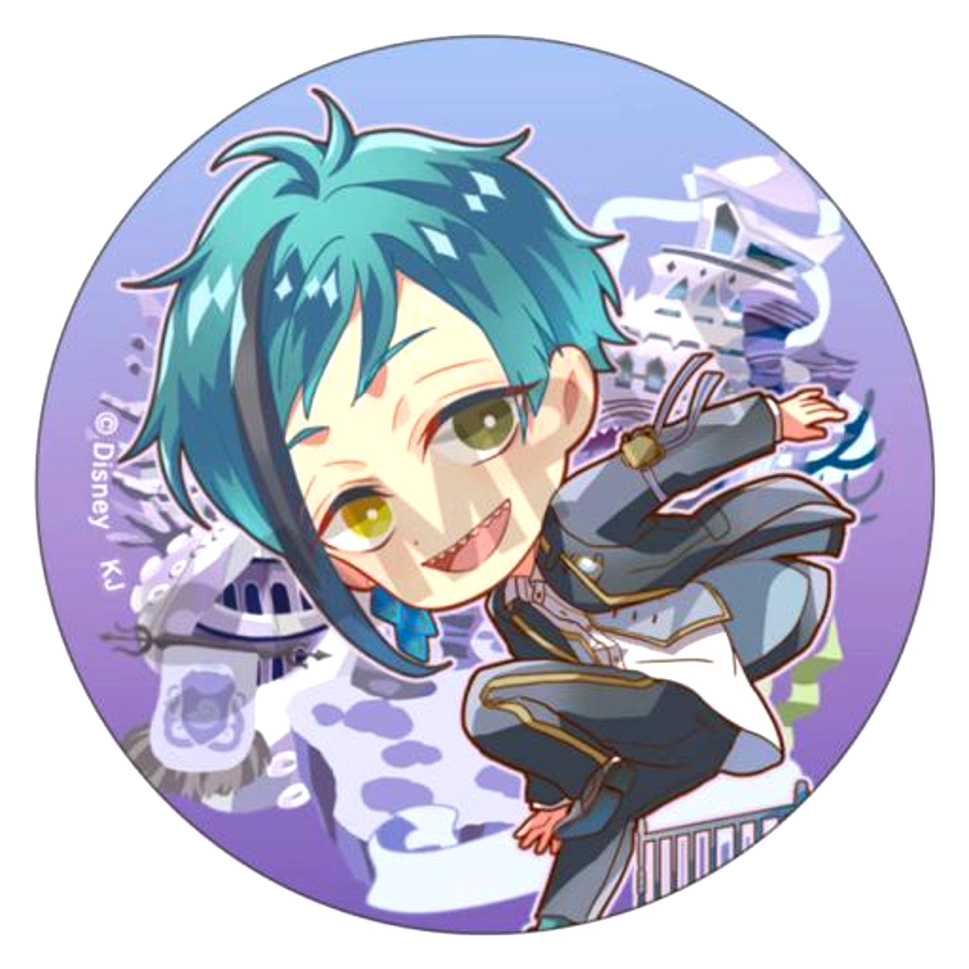 Floyd Leech Disney Twisted-Wonderland Trading Button Vol.1 Chimaniwa [USED]