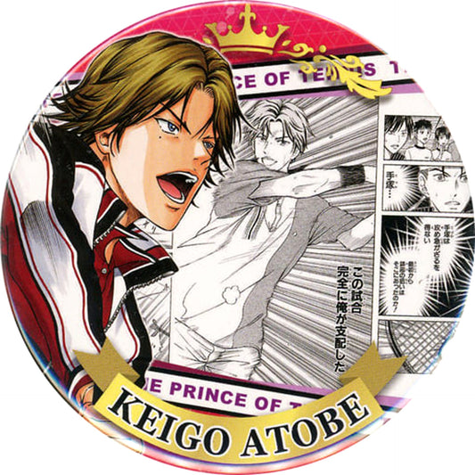 Prince of Tennis Keigo Atobe Pink Heroes Collection Can Badge Ohara Painting Exhibition Limited Buttons [USED]