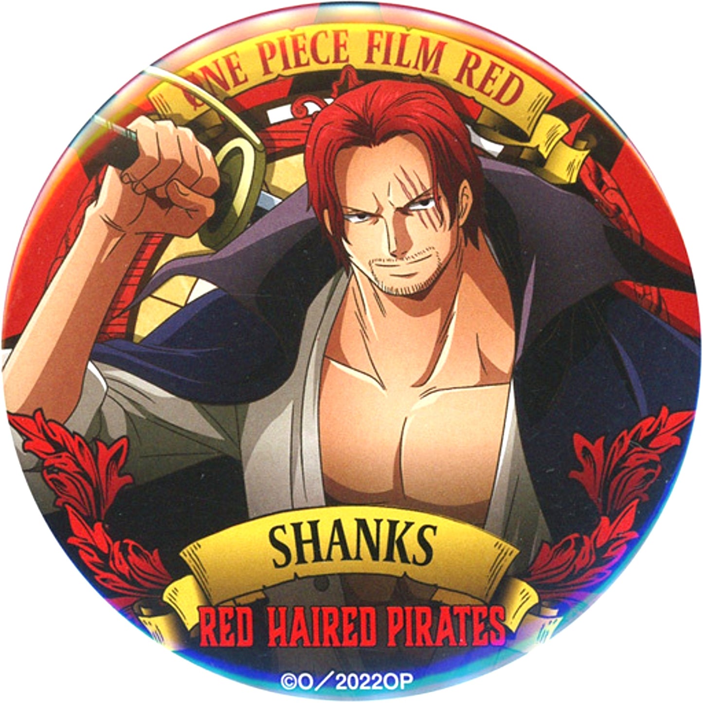 Shanks One Piece FILM RED Ultimate Crew Vol.4 Dodeka Button [USED]