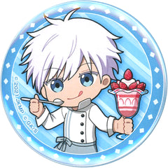 Jujutsu Kaisen 0 Satoru Gojo Can Badge Collection Waiter Ver. Tower Records Cafe Limited Buttons [USED]