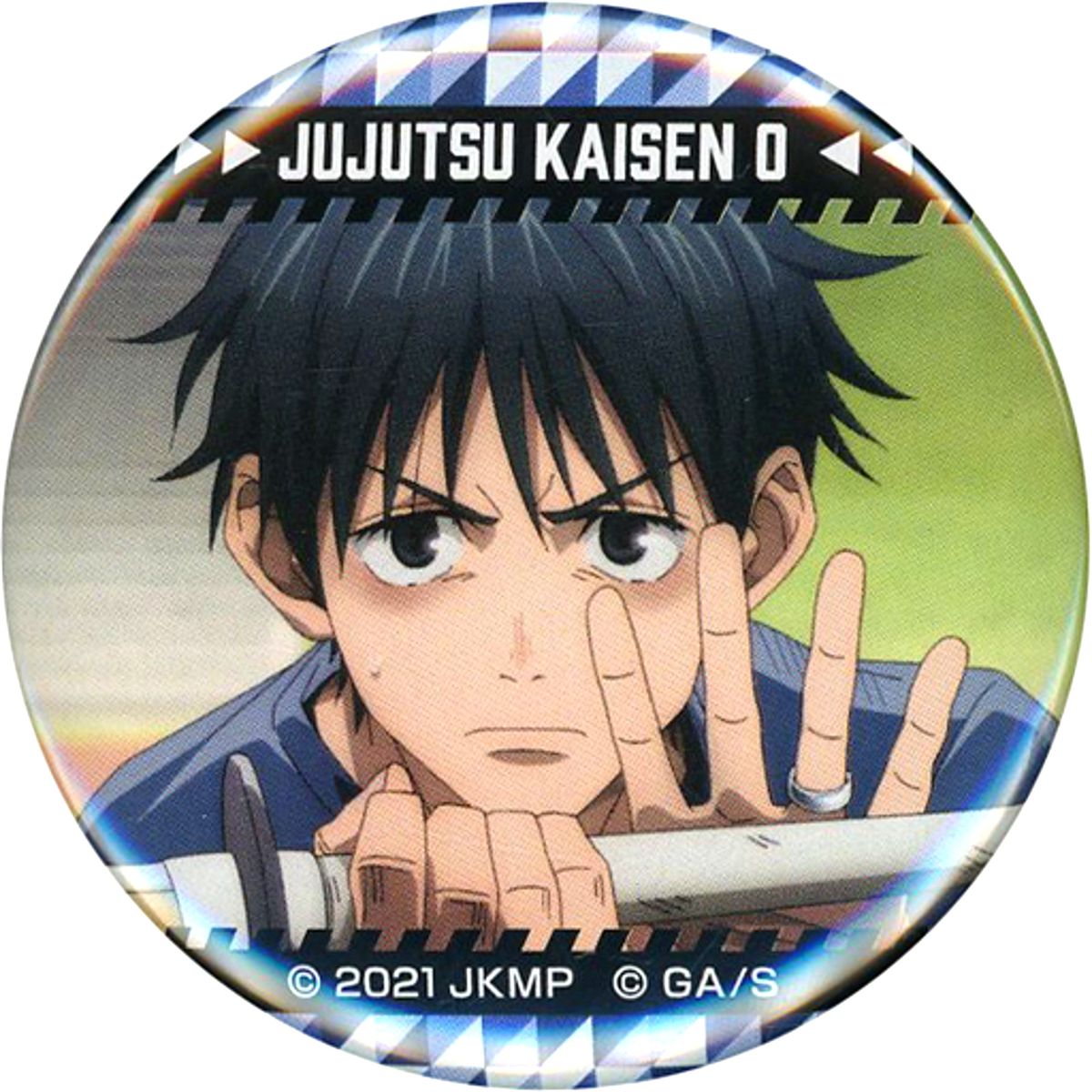 Yuta Okkotsu Jujutsu Kaisen 0 Blue Tower Records Cafe Scene Still Button Collection [USED]