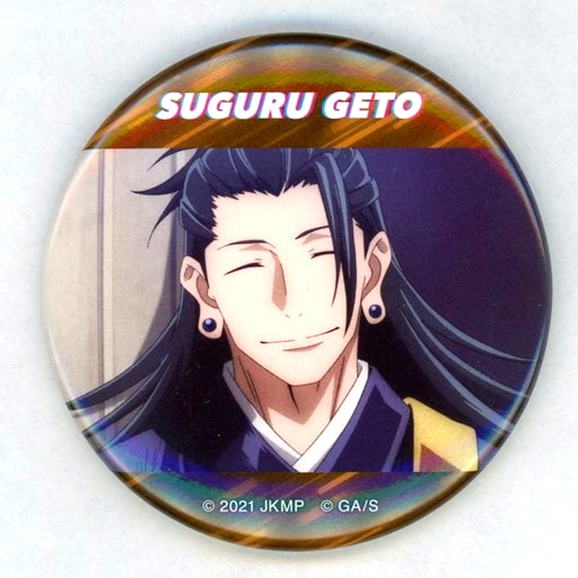 Suguru Geto B Jujutsu Kaisen 0 The Movie Character Badge Collection Suguru Geto BOX [USED]