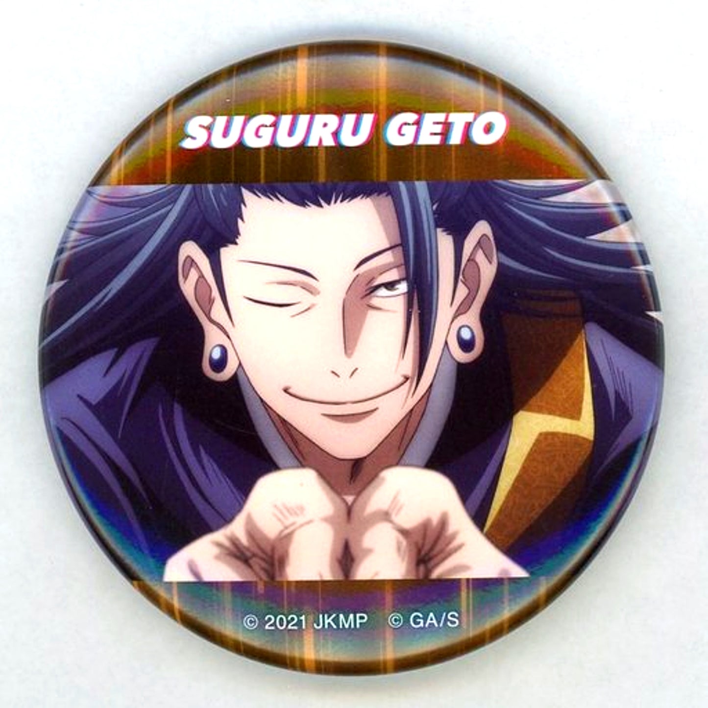 Suguru Geto C Jujutsu Kaisen 0 The Movie Character Button Collection Suguru Geto Box [USED]