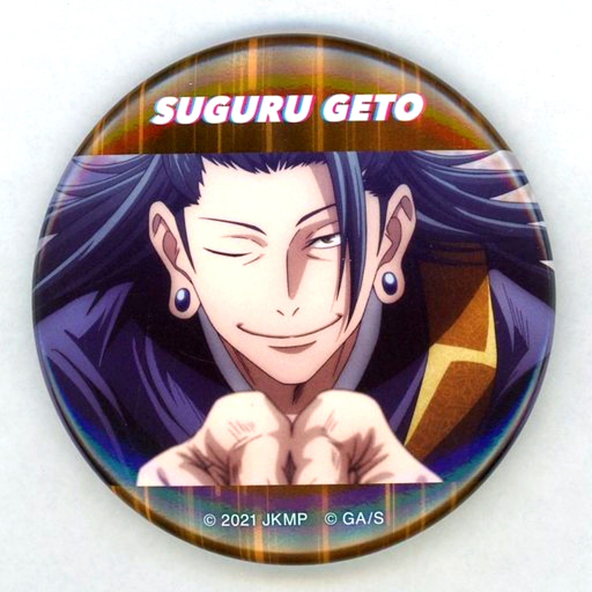 Suguru Geto C Jujutsu Kaisen 0 The Movie Character Button Collection Suguru Geto Box [USED]