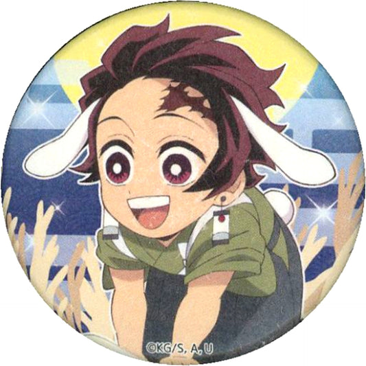 Tanjiro Kamado Demon Slayer ufotable Cafe Machi Asobi Cafe Moon Viewing Event 2022 Japanese Paper Style Random Button [USED]