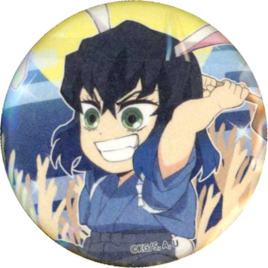 Inosuke Hashibira Demon Slayer: Kimetsu no Yaiba ufotable Cafe Machi Asobi CAFE Moon Viewing Event 2022 Washi Style Random Button [USED]